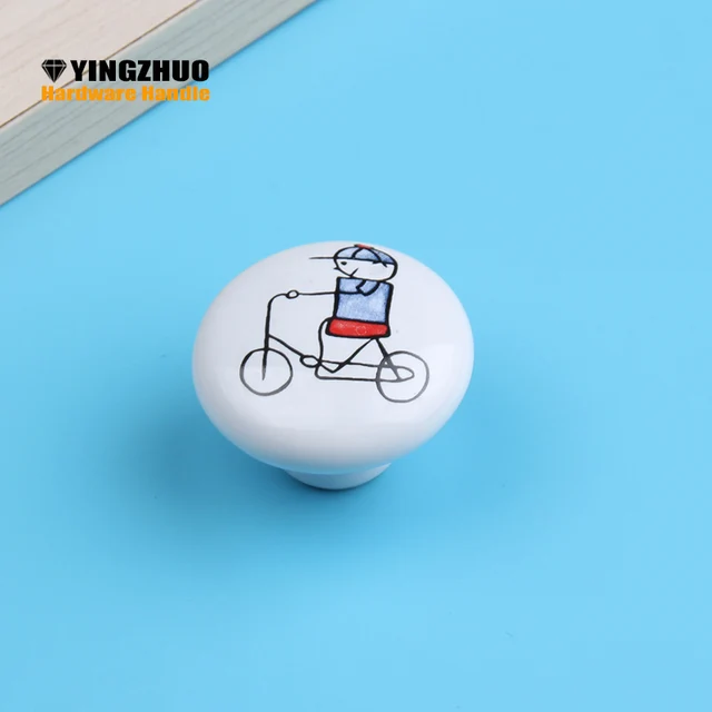 Special Price Cartoon boy Ceramic Door Knob Children Room Cupboard Cabinet Drawer Suitable Kitchen Furniture Home Pull Handle With Screws Special Price Cartoon boy Ceramic Door Knob Children Room Cupboard Cabinet Drawer Suitable Kitchen Furniture Home Pull Handle With Screws