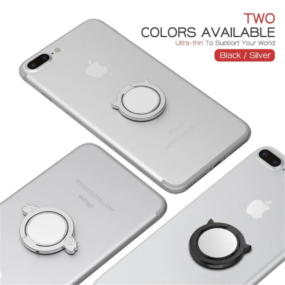 General Phone finger ring holder 360 Degree stand for Samsung Xiaomi iPhone X 7 6 55 5S plus Smartphone Tablet plain bague