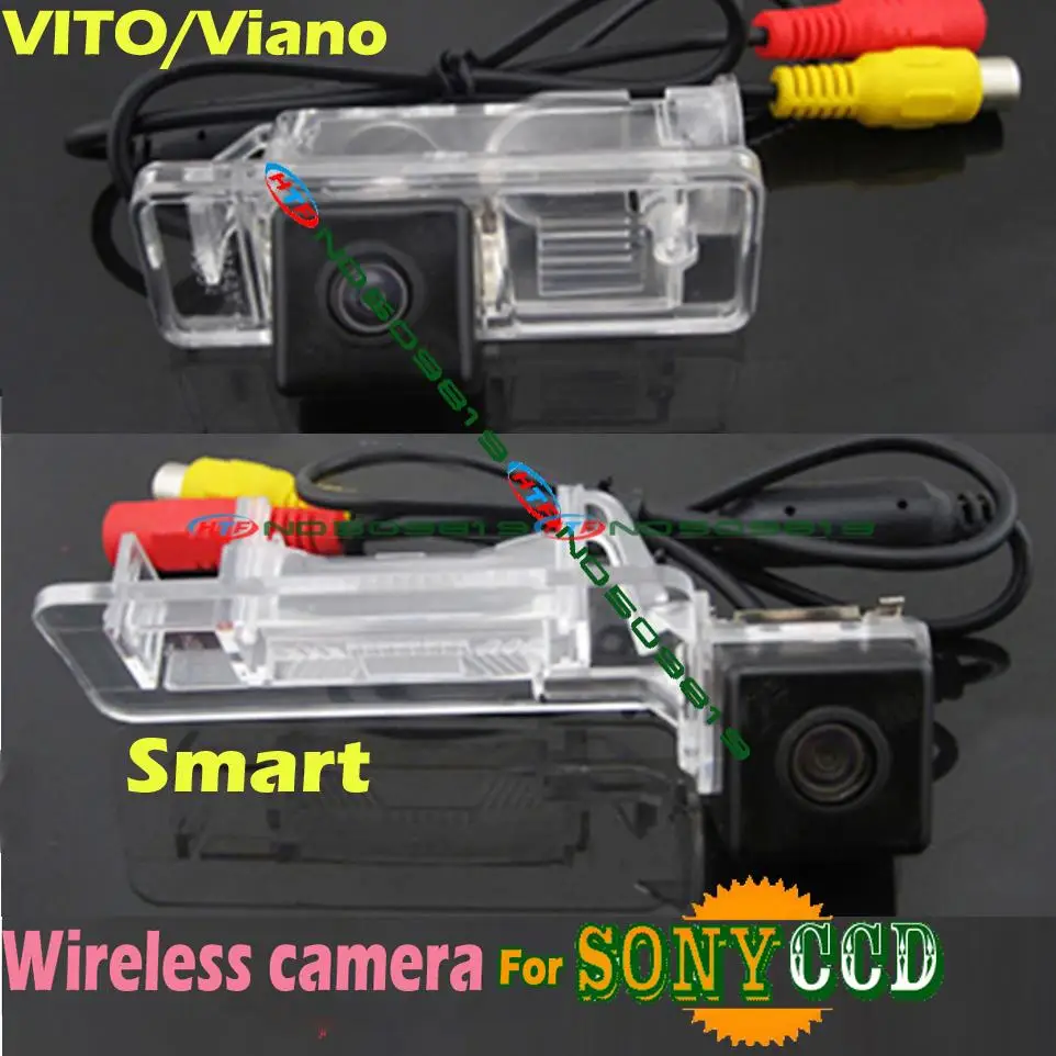 

wireless ccd Car rear view parking Camera for sony HD Benz Mercedes Viano Vito Sprinter smart waterproof wide angle
