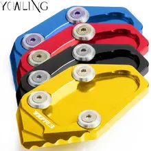 FOR YAMAHA YZF R3 YZFR3 YZF-R3 2015-2016 Side panels extended pad Kickstand Side Stand Extension Enlarger Plate Pad