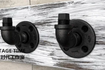 

2PCS/SET 7x5x5cm Good quality Industrial style retro water pipe hook Wall hanging hook