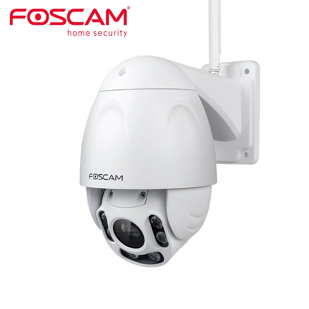 Наружная PTZ камера Foscam FI9928P с 4 кратным оптическим зумом HD 1080P Wi Fi беспроводная IP