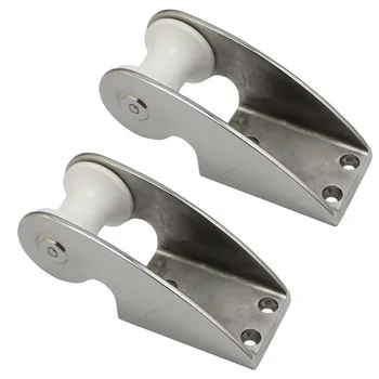 

Stainless Solid Cast Boat Anchor Bow Roller Stainless Steel 316 Marine Mirro Finish Boat/ Yacht Bow Roller 2pcs 50*165mm
