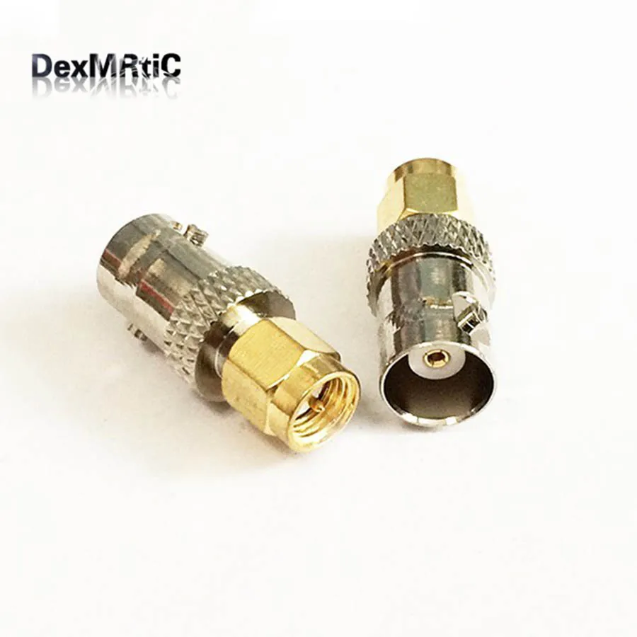 

1PC RF BNC-SMA Adapter BNC Female switch SMA Male connector Straight Wholesale Fast Shipping
