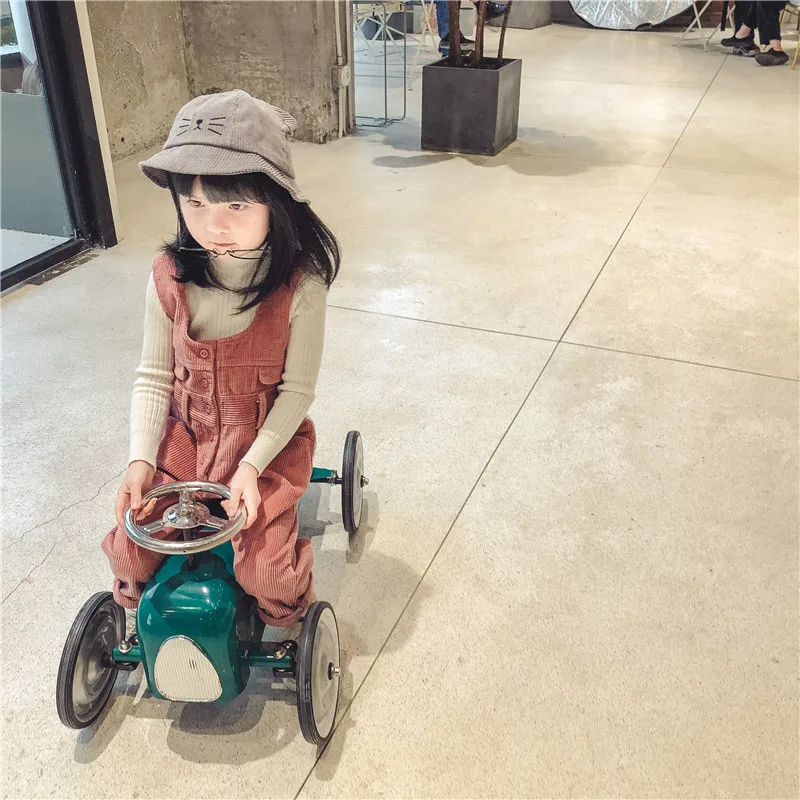 Hot selling autumn kids child 2018 clothes children overall pants for boys trousers girls corduroy pants jumpsuit for girls kids (19)