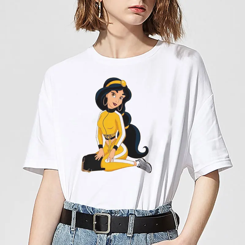 

Women Clothes 2019 Summer Fashion Thin Section T Shirt Harajuku Kawaii Vogue Princess Streetwear Tshirt Leisure Female T-shirt