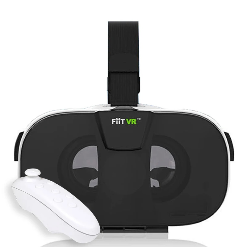 

HOT FIIT VR Virtual Reality 3D Glasses Helmet VR Glasses 3D Headset For 4.0-6.5 Inch SmartPhone+Bluetooth Gamepad 5.0