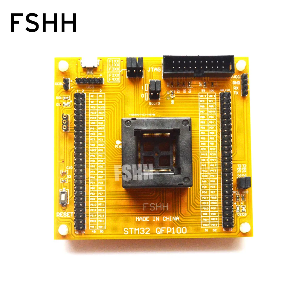 Интегральная схема STM32 QFP100 тестовая розетка TQFP100 программатор