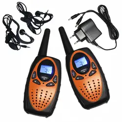бесплатная доставка 1w большой дальности беспроводной talkie walkie пмр/фрс 2 способ радио наушник walkie talkie + зарядное устройство + наушники(