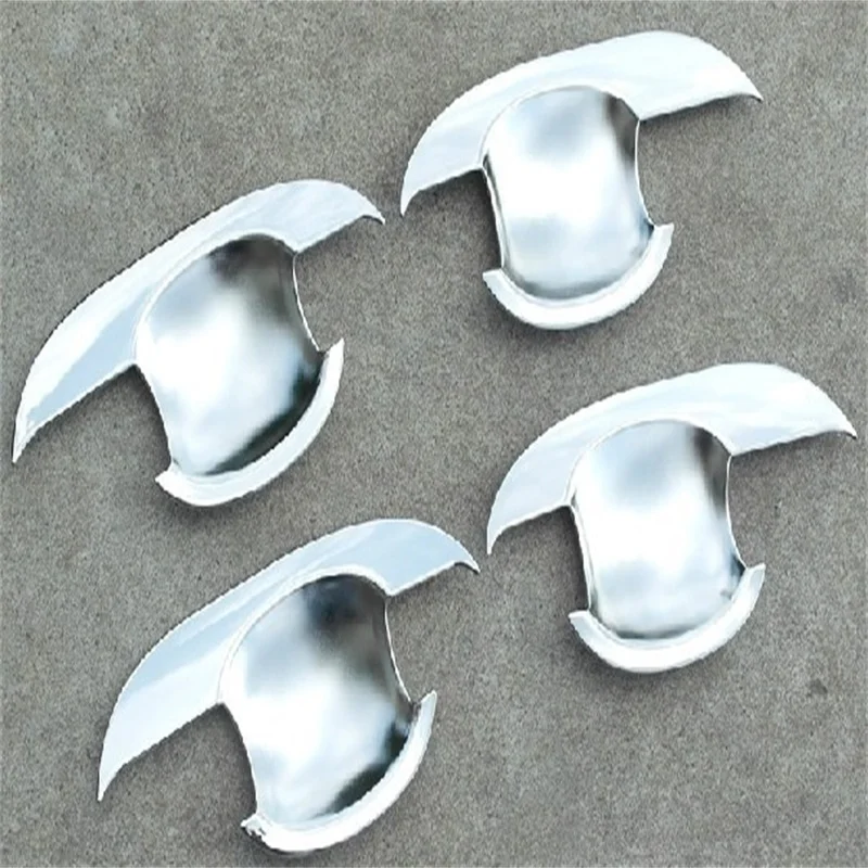 

FOR FORD ESCAPE KUGA ABS CHROME DOOR HANDLE BOWL COVER CUP CAVITY TRIM MOLDING STYLING ACCESSORIES 4pcs 2013 2014 2015 2016