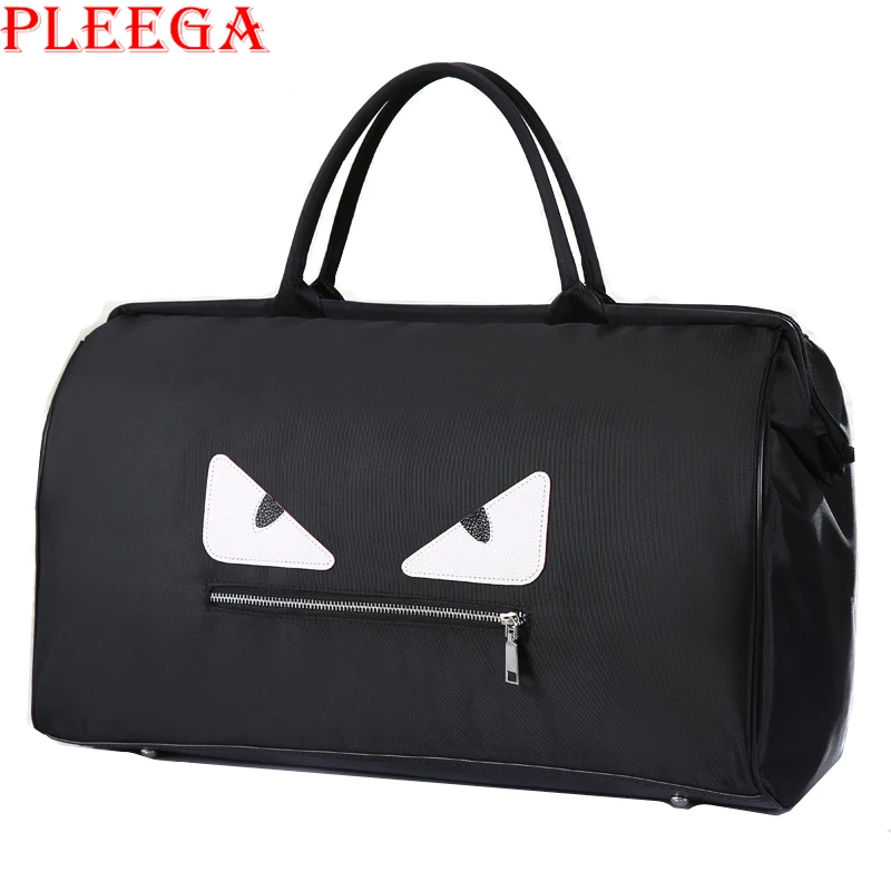 PLEEGA Little Monster Women Messenger Bag Fashion Ladies High Capacity Cartoon Shoulder Bag Travel Organizer Movement