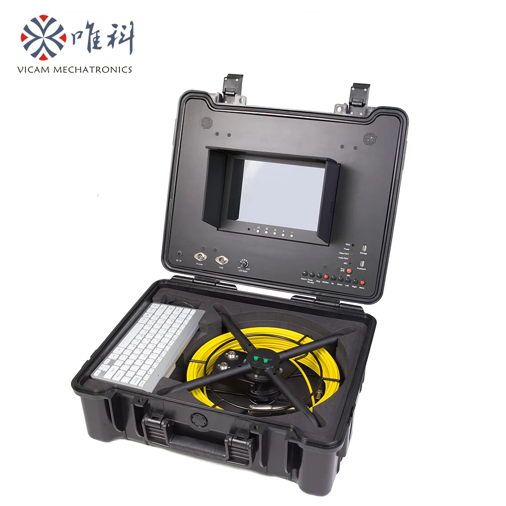 Vicam V10-1288KCN длинная Весна 29 мм AHD самовыравнивающая камера головка канализационная
