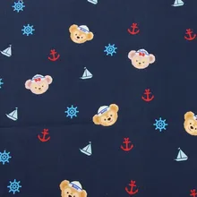 50*140 см Япония мультфильм Медведь Даффи ShellieMay хлопчатобумажная ткань лоскутное ткани детское постельное белье Текстиль для Diy Швейные куклы