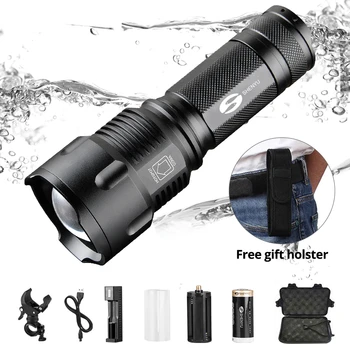 SHENYU LED Flashlight 26650 Torch Waterproof Flashlight Cree XML t6 l2 600 lumen Zoomable Portable Bike Camping Light AA Battery sitemap 33 xml
