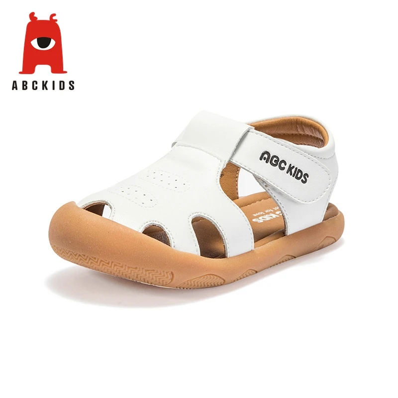 ABC KIDS summer kids shoes Boy Girl Comfortable Shoes Anti-slip Sandals White Walking Shoes