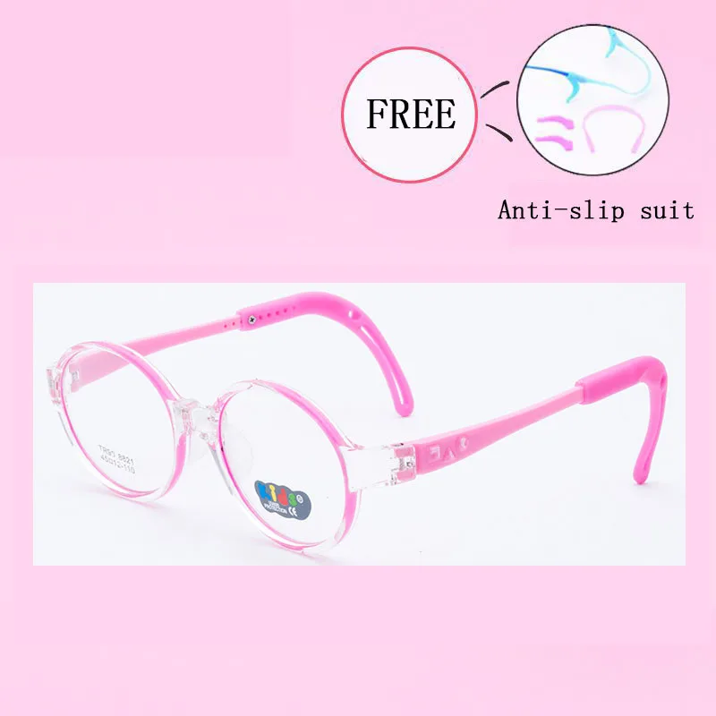 

Healthy Silicone Children Clear Glasses Girls Boys Flexible Eyewear Frames Kids Glasses Frames Optical Spectacle Frames 8821-25