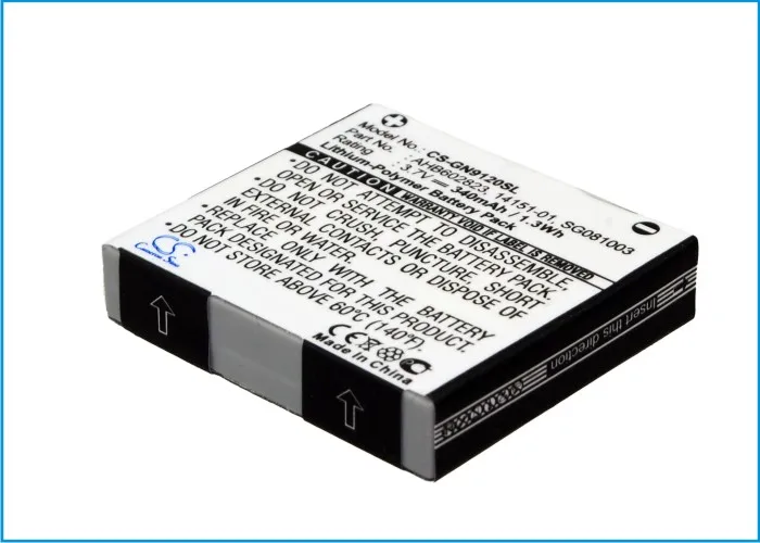 Аккумулятор Cameron Sino 340mAh 14151 01 02 AHB602823 SG081003 для GN Netcom 9120 9125|Цифровые аккумуляторы| |