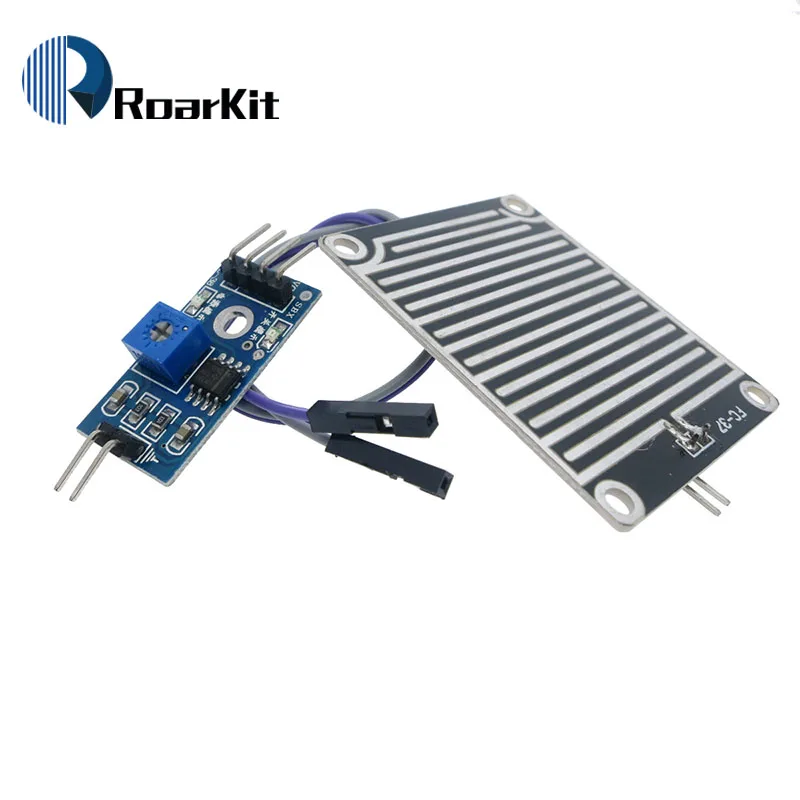 

Snow/Raindrops Detection Sensor Module Rain Weather Module Humidity For Arduino
