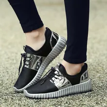 Couple Gold Air Mesh Glossy Men Casual Basket Femme Light Soft Shoes Fashion Breathable Outdoor Sapatos Casuais Espadrilles