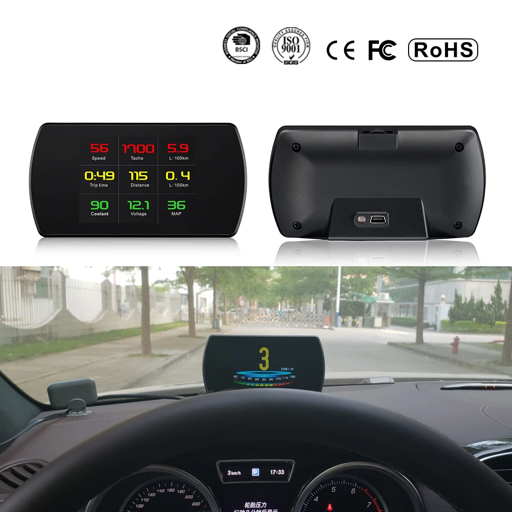 RMLKS P12 5.8 TFT OBD Hud   ÷  ڵ ӵ  º ǻ, OBD2 ӵ   