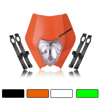 

Universal 12V 35W Motorcycle Headlight Motocross Dirt Bike Dual Sport Headlamp Supermoto Head Light For KTM SMR EXC XC XCF