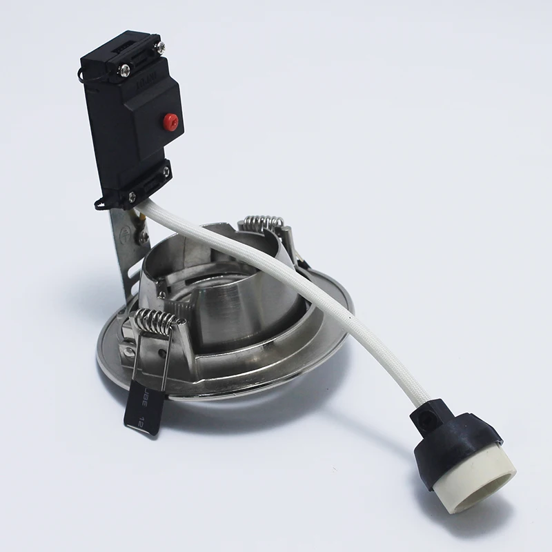 Потолочный Точечный светильник алюминиевый корпус двойное кольцо без источника лампы/одиночное вращение/GU10/MR16 лампа розетка