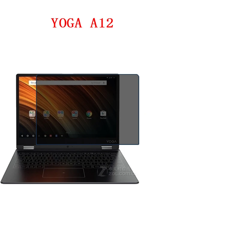 For Lenovo YOGA A12  12.2inch Screen Privacy Screen Protector Privacy Anti-Blu-ray Effective Protection of Vision 