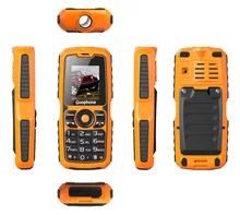 Оригинал V3S IP67 Водонепроницаемый противоударный Dual SIM Карты мобильного телефона 4000 мАч батареи FM фонарик может Русская клавиатура сотового телефона
