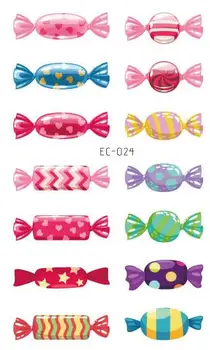

Waterproof Temporary Tatoo Kids Fake Tattoo Sticker Sweet Colorful Candy Castle Tattoos Tatouage Tatto For Children Boy Girl