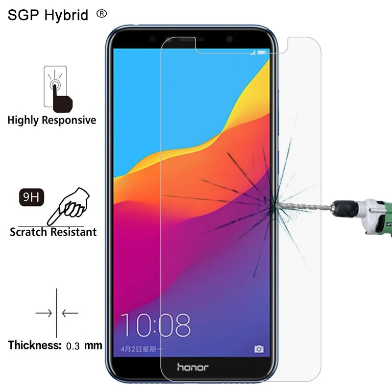 

9H tempered glass on the Honor 7X screen protector for Huawei Honor 7A 7C Pro 7i 7 7X C7 A7 Pro X7 i7 protective glass 2.5D film