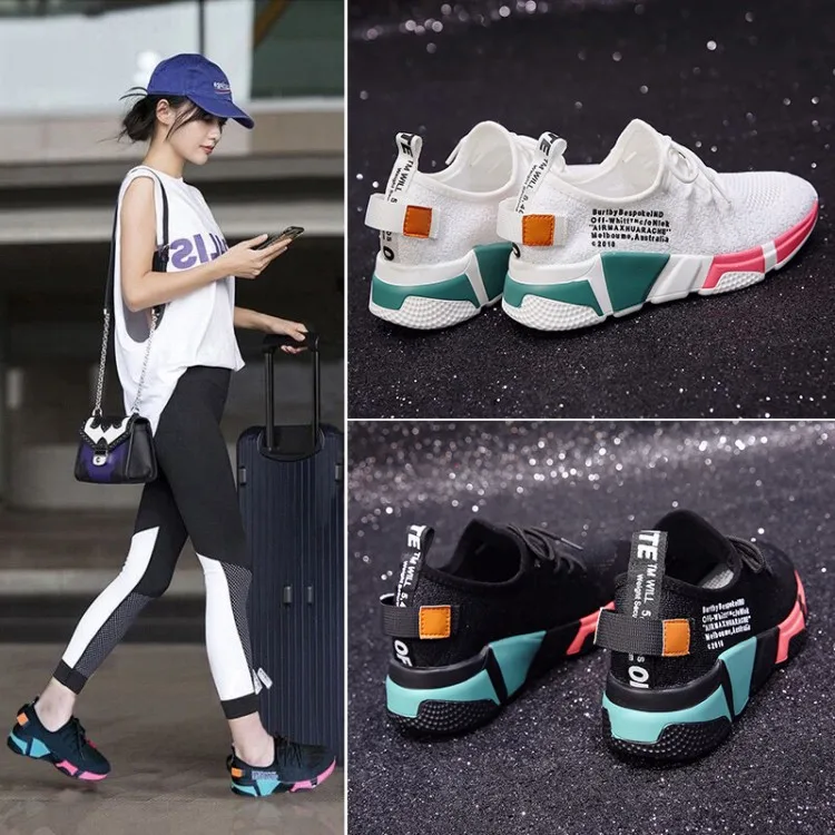 

Leader Show Women Casual Shoes Outdoor Breathable Vulcanize Shoes for Women Fashion Shoes Soft High Quatily Flats Shoes Lace-up