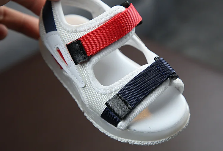 2019 светодиодный новые удобные детские сандалии для мальчиков и девочек обувь детские повседневные сандалии детские модные спортивные