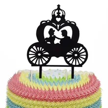 Acrylic Card Mr Mrs Bride Groom Wedding Love Cake Topper Party Favors Decoration