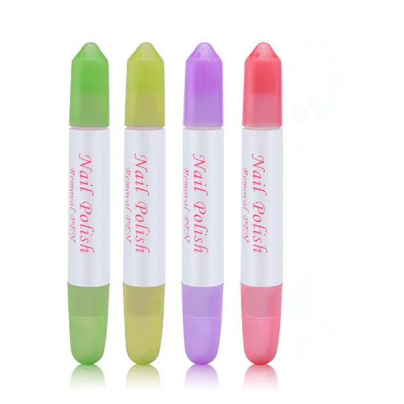 

4 Pcs Acetone Nail Art Polish Corrector Remover Pen with 12 Changeable Tips