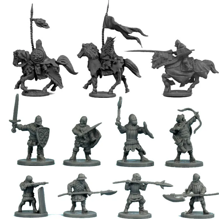 

New Die Casting Resin Joan Of Arc 1:100 Board Game Ancient Soldier Model