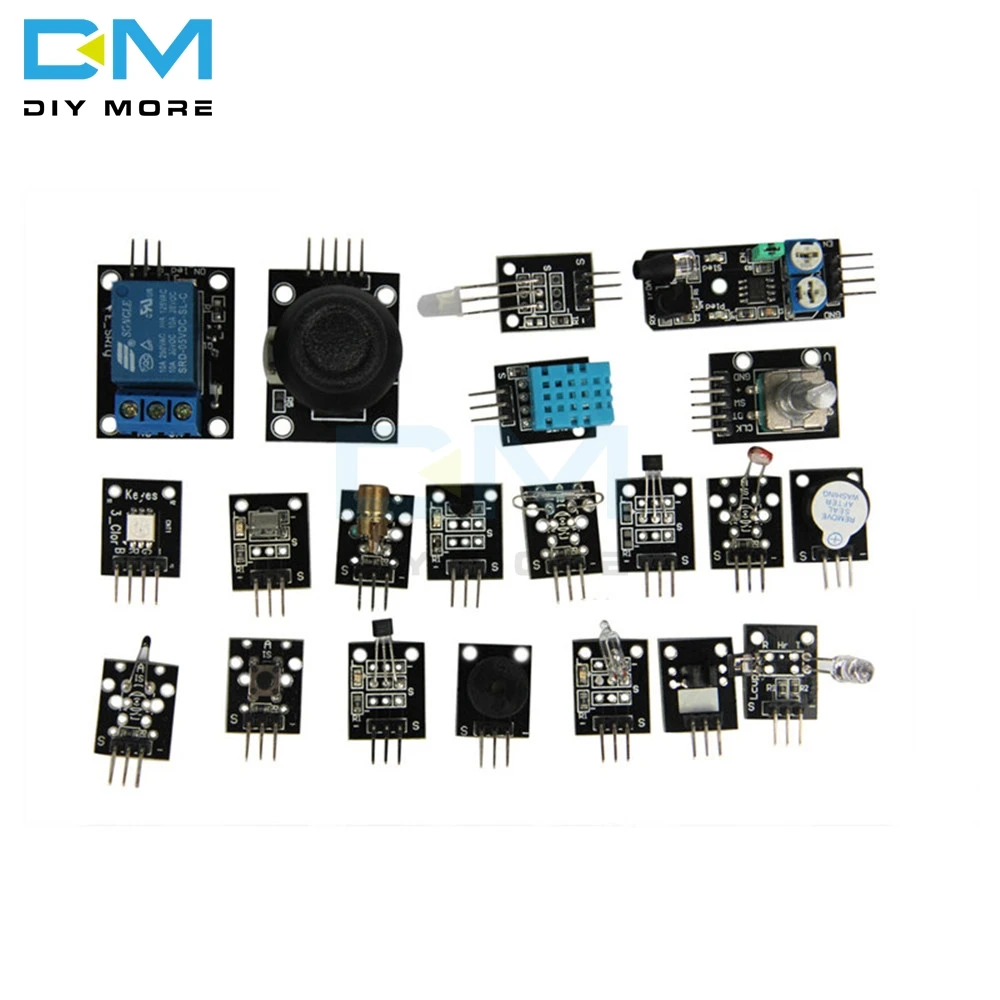 Комплект модулей датчиков 37 в 1 для Arduino Starters keyes MCU|sensor kit 37|sensor module kitsensor |