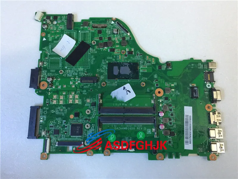 US $198.00 Original for Acer Aspire e5575 e5575g Laptop Motherboard with i36100u cpu dazaamb16d0 Test OK