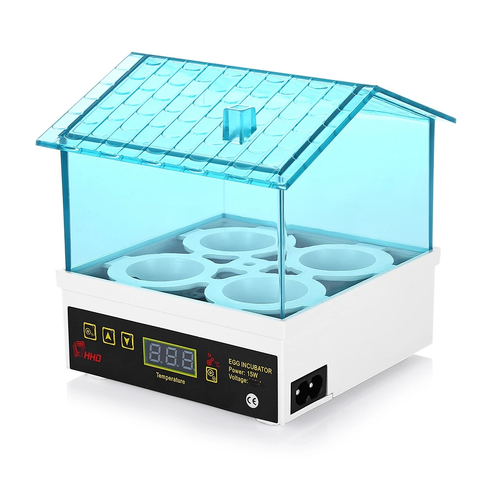 

Mini Electric Digital Egg Incubator LCD Display Thermostat House for Chickens Ducks Gooses Birds