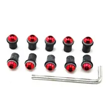 Universal 10pcs font b Motorcycle b font M5 5mm font b Windscreen b font Windshield Bolts