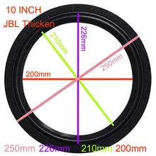 J BL кольцо из вспененного материала для динамика ремонт 10 дюймовая подвеска объемное складное кольцо полный диапазон Замена НЧ-динамика