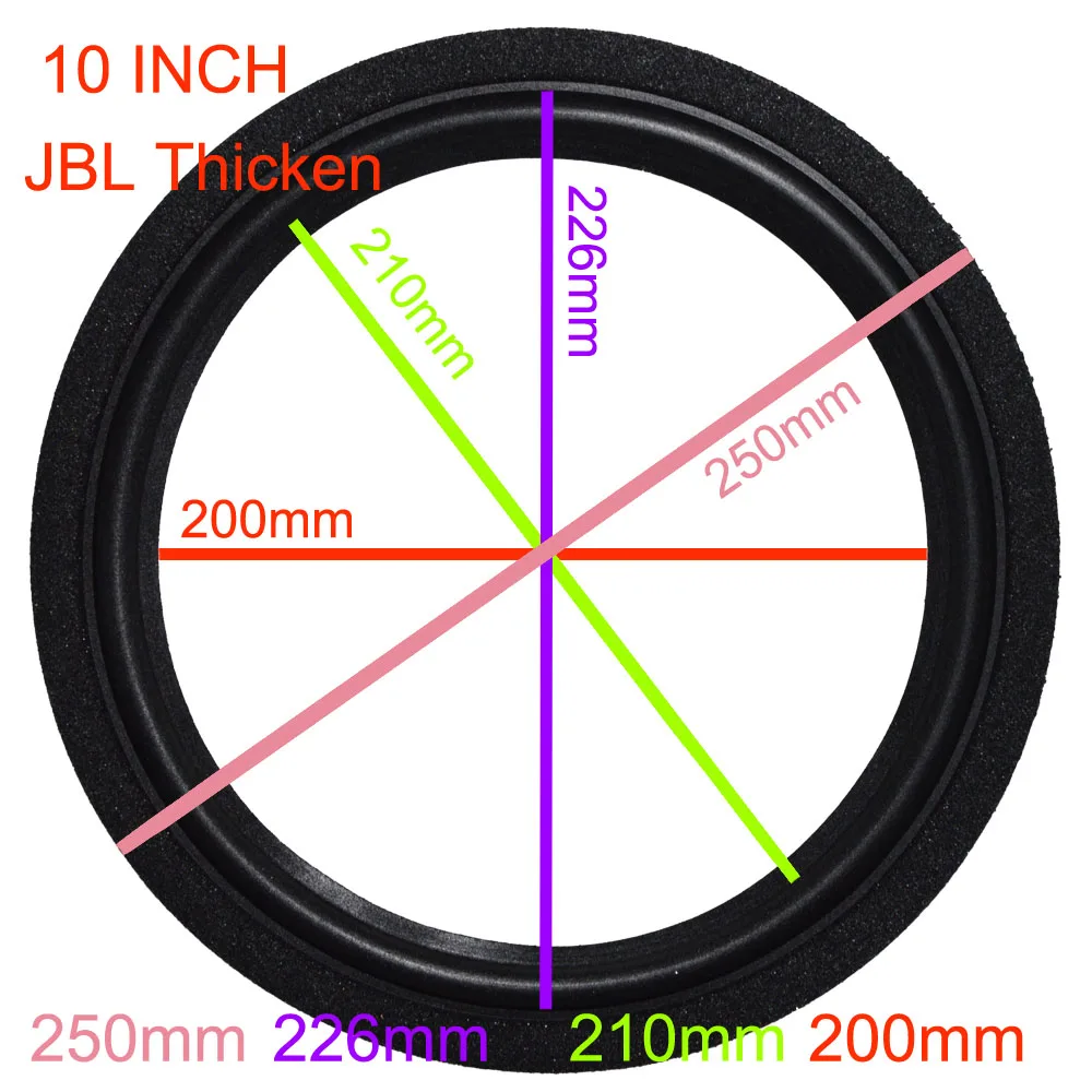 

J BL Speaker Foam Repair 10 INCH Suspension Surround Folding Ring Full Range Woofer Replacement