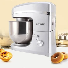 Лидер продаж 1000W 7L 6-ступенчатая Кухня Электрический Еда миксер венчик блендера торт Тесто Для Хлеба Смеситель Maker машина