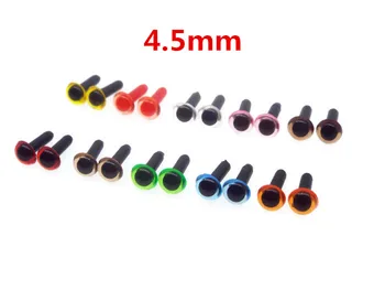 

10pairs Crystal eyes 4.5mm crochet animal plastic eyes for doll