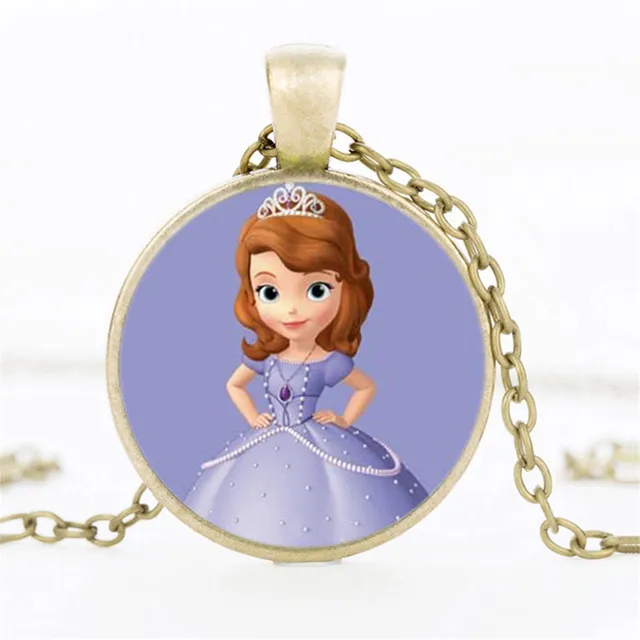 New Sofia the First Necklace Princess Sofia Pendant Beautiful Princess