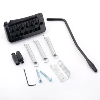 

Musiclily Curved Electric Guitar Tremolo Bridge Assembly Set, Black