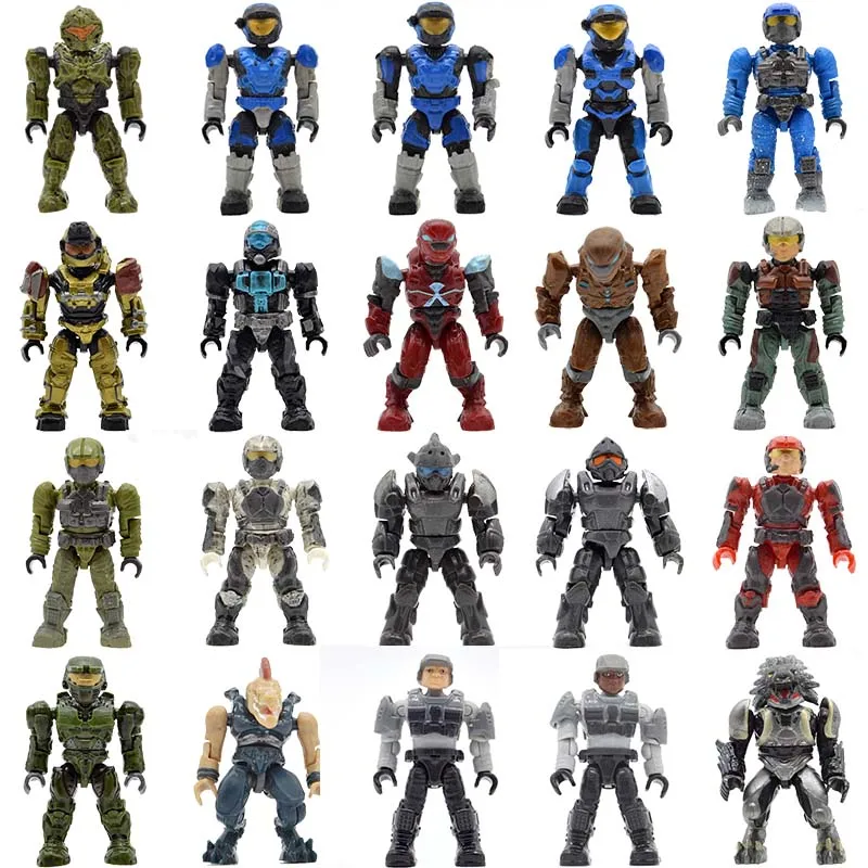 Wholesale 20pcs/lot Halo Warriors Wars Games Monsters Humans Covenants Spartans Guns Building Blocks Bricks Toys for Children Wholesale 20pcs/lot Halo Warriors Wars Games Monsters Humans Covenants Spartans Guns Building Blocks Bricks Toys for Children