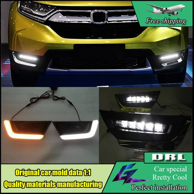 Car Styling LED Daytime Running Light For Honda CRV CR V 2017 2018 With