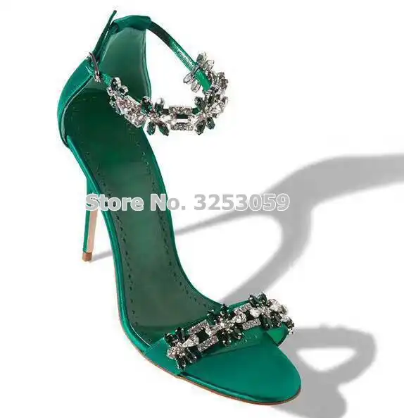 green floral heels