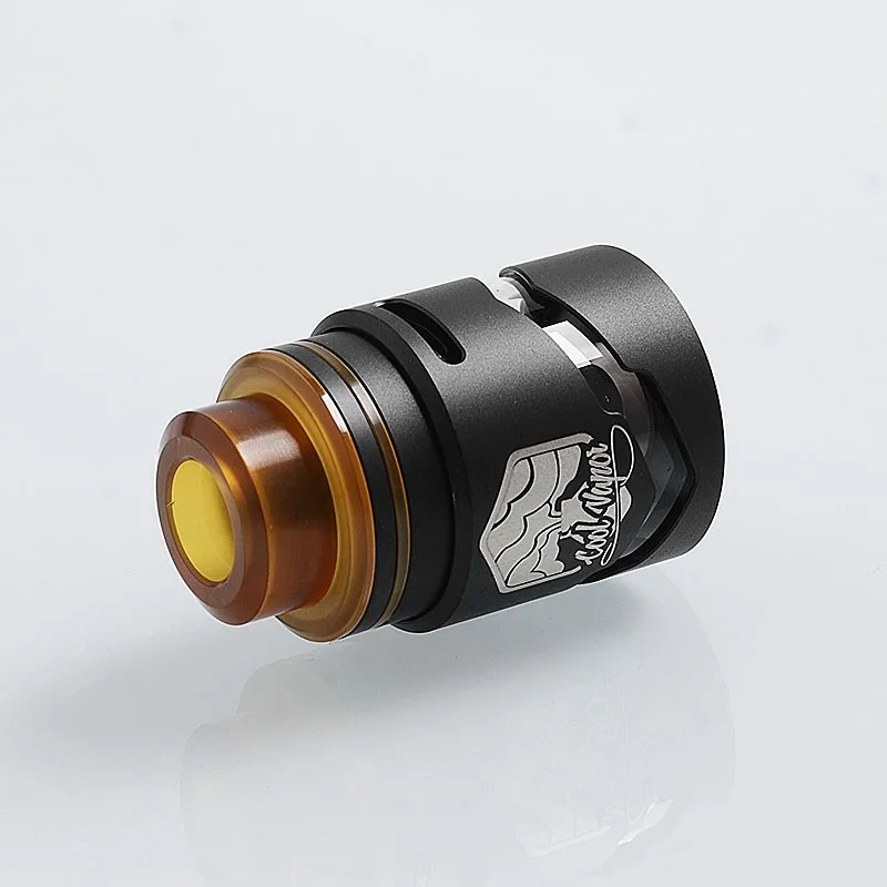 authentic-cool-vapor-cavalry-rdta-rebuildable-dripping-tank-atomizer-w-bf-pin-black-stainless-steel-3ml-245mm-diameter