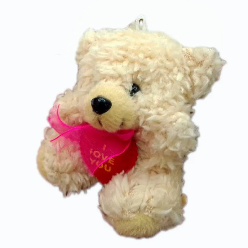 6CM long wool teddy bear stuffed animals 6